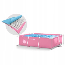 Plieninis sodo baseinas 220 x 150 x 60 cm 15 in 1 intex 28266