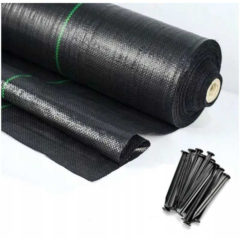 Agrotkanina agrotekstilė juoda 1,1x50m 70g/m² piktžolių mulčiavimo kilimėlis