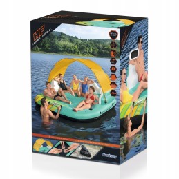 Inflatable island mattress 300 x 275 cm bestway 43407