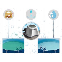 Chloro generatorius sodo baseinams 5 gh intex