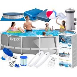 366 x 76 rėmo baseinas, šeimos sodo komplektas