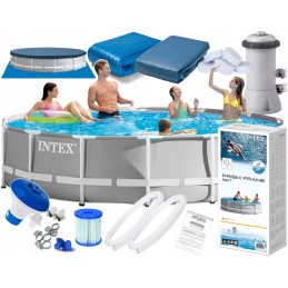 366 x 76 rėmo baseinas, šeimos sodo komplektas