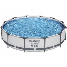 Bestway apvalaus rėmo baseinas 366 x 76 cm su kopėčiomis