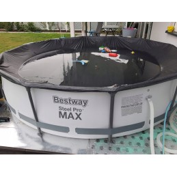 Bestway apvalaus rėmo baseinas 366 x 76 cm su kopėčiomis