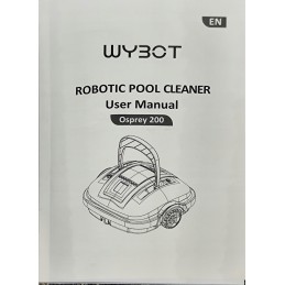 Wybot Osprey 200 baseino dulkių siurblys robotas iki 50 m2