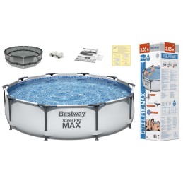 XXL didelis baseinas su bestaway rėmu 305 x 305 cm