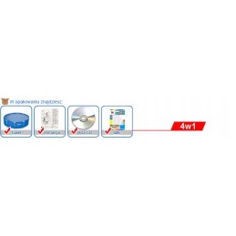 XXL didelis baseinas su bestaway rėmu 305 x 305 cm