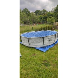 XXL didelis baseinas su bestaway rėmu 305 x 305 cm