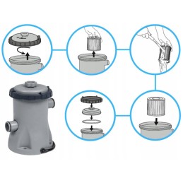Plieninis sodo baseinas 400x211x81 bestway 56424 rinkinys 12in1 modelis 2024
