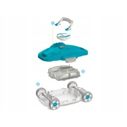 Bestway 58765 automatinis baseino dulkių siurblys ir dugno siurblys, 2024 modelis