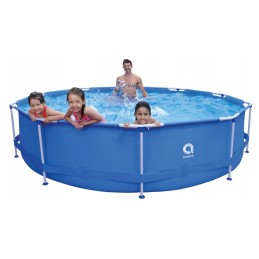 Sodo rėmo baseinas 366x76cm mega komplektas 19in1 siurblio dangčio filtro kilimėlis