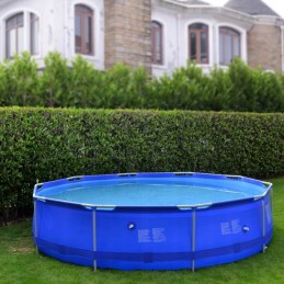 Sodo rėmo baseinas 366x76cm mega komplektas 19in1 siurblio dangčio filtro kilimėlis