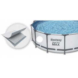 Mega komplektas didelio rėmo baseino 366x76 Bestway, patvarus siurblys ir filtrai