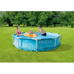 Intex easy frame baseinas 305x76cm 12v siurblys