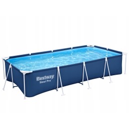 Bestway stačiakampio rėmo baseinas 400x211 56424