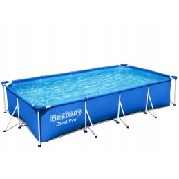 Bestway stačiakampio rėmo baseinas 400x211 56424