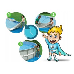 Karkasinis sodo baseinas + siurblys ir įmontuotas vožtuvas