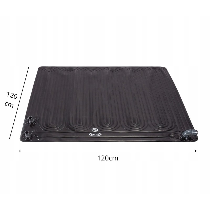 3x saulės kolektorių šildymo 120 cm intex bestway baseino vandens šildytuvas