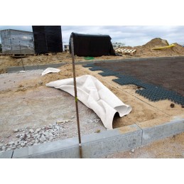 Balta geotekstilė 200g/m2 2x25m