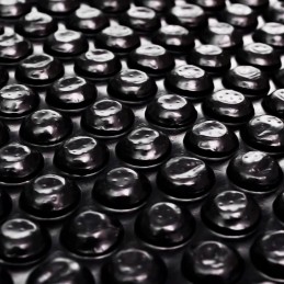 Stačiakampio formos baseino danga 1000x600cm PE, juoda