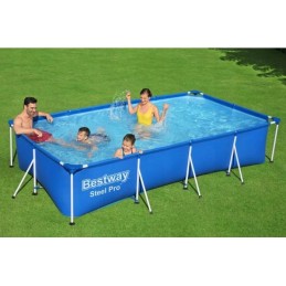 Bestway 56424 rėmo baseinas 400x211x81cm 9in1