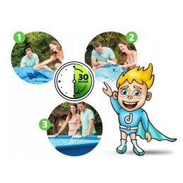 Bestway plieno pro baseinas su rėmu 305 x 66 cm