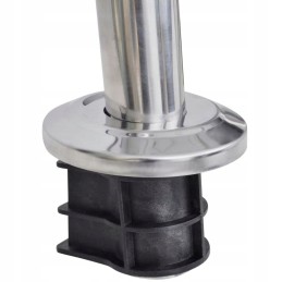 Baseino kopėčios 120 cm baseinui su 3 laipteliais, nerūdijančio plieno