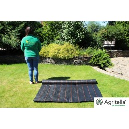 🌟_xDF1F_ labai storas agritella premium mulčiavimo audinys 110g 1,6x50m juodas