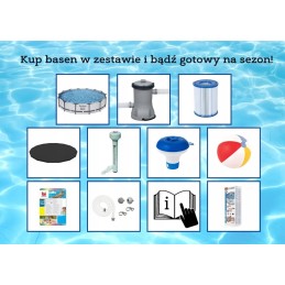 Bestway baseinas 366x76 sodo rėmas 56416 11in1