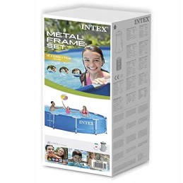 Plieninis sodo baseinas 305 x 76 cm 15-in-1 rinkinys i