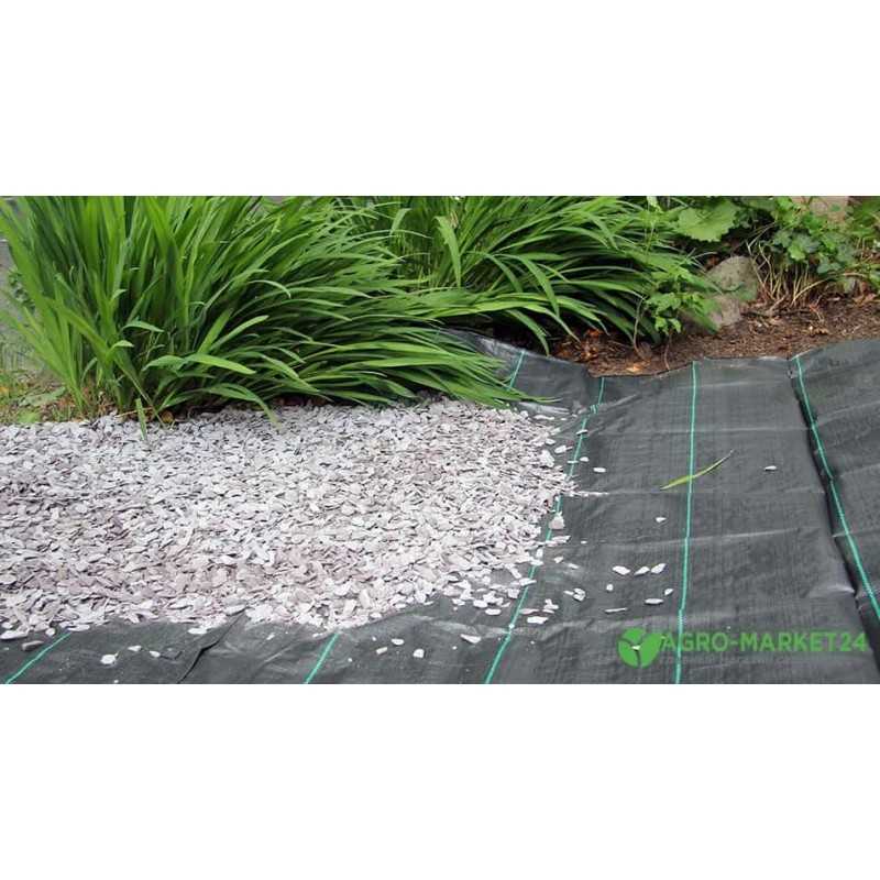 Augalinis audinys 1 6x100m juoda 160cm x 100m 70 g m2