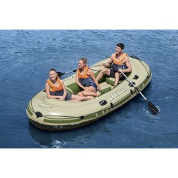 Trijų asmenų pripučiamas pontonas 348 cm x 142 cm bestway 65001