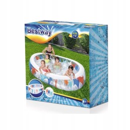 Bestway pripučiama baseino elipsė 229cm x 152cm 54066