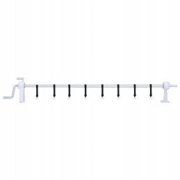 Teleskopinis volas baseino dengimui, 6 15 m, baltas ir juodas