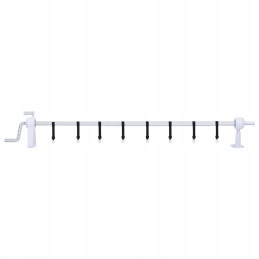 Vidaxl baseino dangtelio įtraukiklis su plastikiniu pagrindu 93179