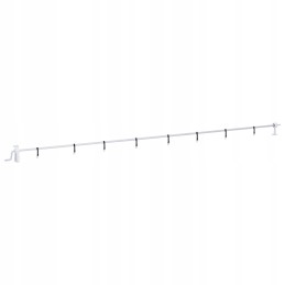 Vidaxl baseino dangtelio įtraukiklis su plastikiniu pagrindu 93179