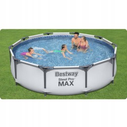 Plieninis sodo baseinas 305 x 76 cm rinkinys 17in1 bestway 56408