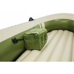 Trijų asmenų pripučiamas pontonas 348 cm x 142 cm bestway 65001