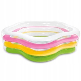 Spalvingas penkių pusių baseinas, 185x180cm