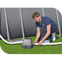 Chloro generatorius sodo baseinams 6 gh bestway 58678 naujas modelis 2024 m.