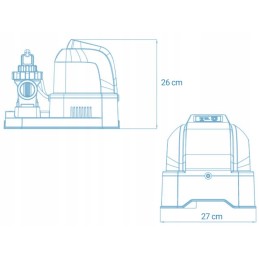 Chloro generatorius baseinui 6 gh bestway 58678 naujas modelis 2024 m