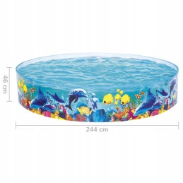 Bestway fill n įdomus odisėjos išsiplėtimo baseinas 244x46 cm