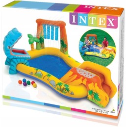 Intex 57444 pripučiamas baseinas ir žaidimų aikštelė vaikams