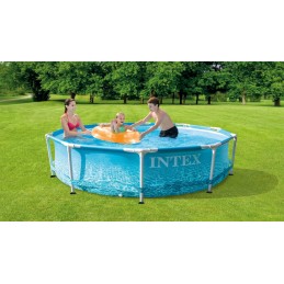 Sodo baseinas, rėmas, 305x76 cm, 16-in-1 komplektas