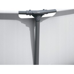 Plieninis pro max rėmo baseinas 305x76 apvalus 10 pėdų