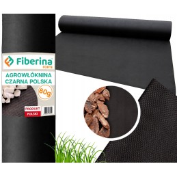 Agrotekstilė black fiberina forte 1,1x50m 80g Polir