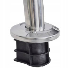 Baseino kopėčios su 3 laipteliais, 304 nerūdijančio plieno, 120 cm