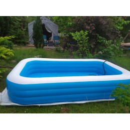 Bestway 54009 didelis šeimos pripučiamas sodo baseinas 305x183x56