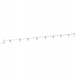 Vidaxl baseino dangtelio įtraukiklis su plastikiniu pagrindu