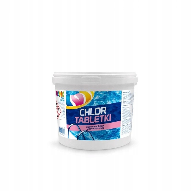 Gamix chloro tabletės 5kg, ilgai veikia baktericidiškai